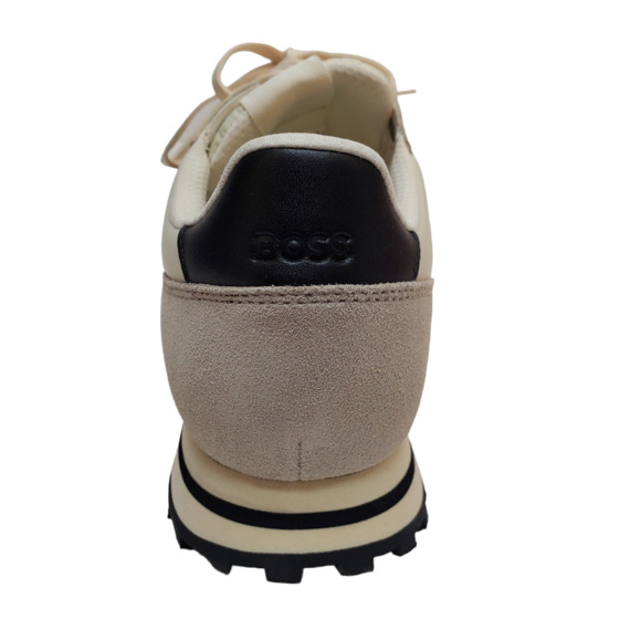 Hugo Boss Mens Shoes Parkour-L Runn Nyb 1  Sneakers Light Beige - Picture 4 of 7